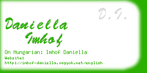 daniella imhof business card